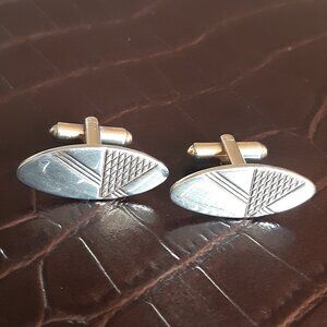 Hickok Vintage Cufflinks Gold Tone